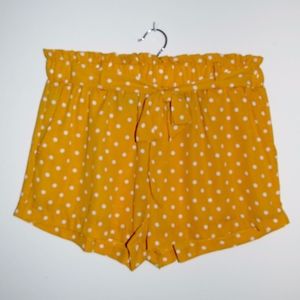 Polka Dot shorts - Mustard